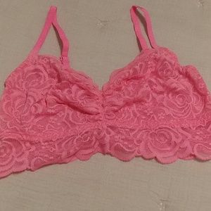 VS Pink (M) Lace Bralette